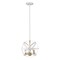 Z-Lite Cavallo 3 Light Pendant, Hammered White + Olde Brass 463-12HWH-OBR - alternate 1